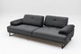 Atelier Del Sofa Mustang Sofá cama de 3 plazas Antracita
